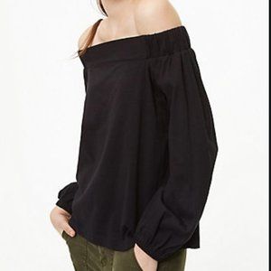 NWT LOFT Blouson Off The Shoulder Top